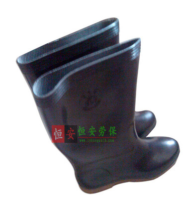 批發(fā)雙安紅葉黑色食品靴 PVC材質(zhì)，耐油耐酸堿的專業(yè)足部防護鞋